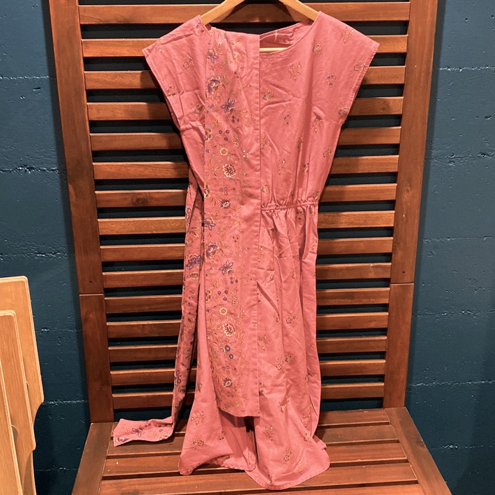 Pink Vintage Simple Dress - Picture 2 of 14
